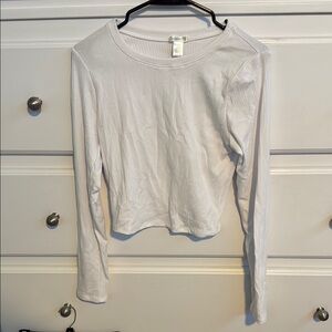 White Long Sleeve Women's Top